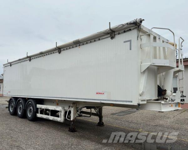 Benalu OPTILINER 106*LIFTING AXLE*50 m3*Full ALU*6240kg Kiper poluprikolice