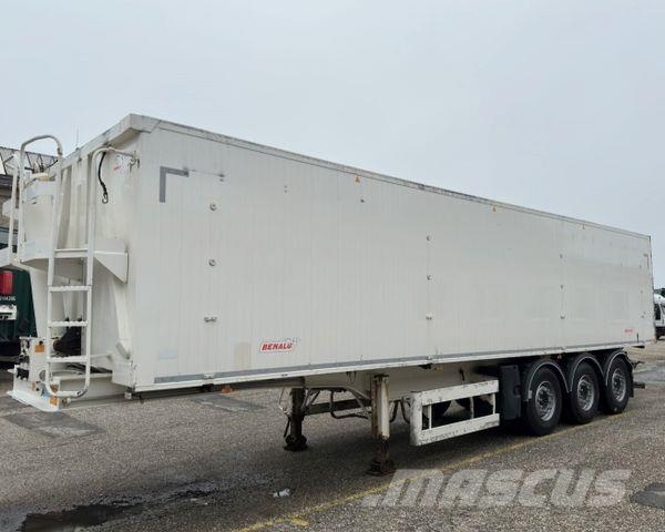 Benalu OPTILINER 106*LIFTING AXLE*50 m3*Full ALU*6240kg Kiper poluprikolice