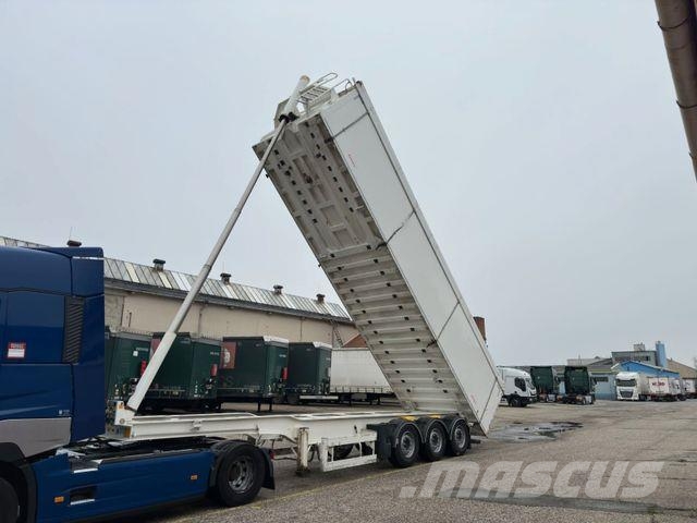 Benalu OPTILINER 106*LIFTING AXLE*50 m3*Full ALU*6240kg Kiper poluprikolice
