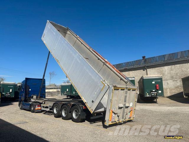 Benalu OPTILINER 106*LIFTING AXLE*50 m3*Full ALU*6100kg Kippladerauflieger