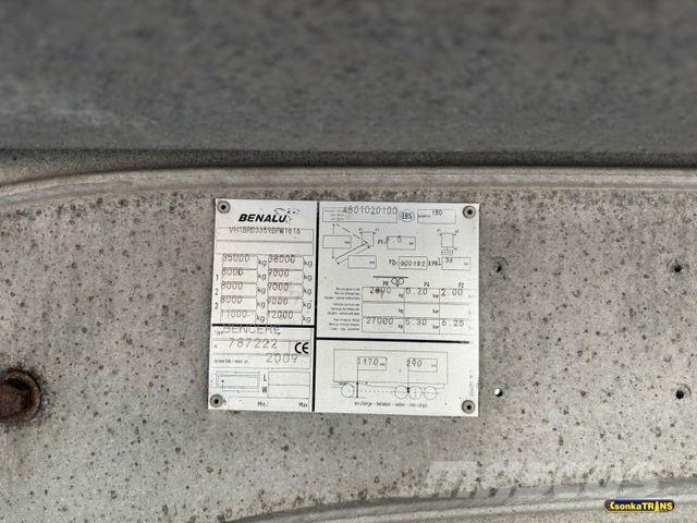 Benalu OPTILINER 106*LIFTING AXLE*50 m3*Full ALU*6100kg Kippladerauflieger