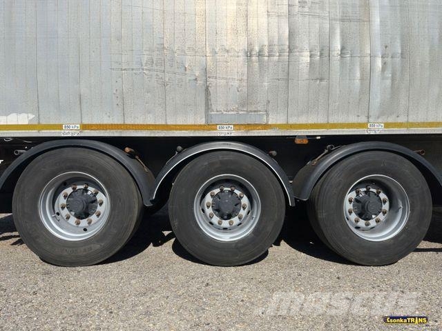 Benalu OPTILINER 106*LIFTING AXLE*50 m3*Full ALU*6100kg Kippipuoliperävaunut