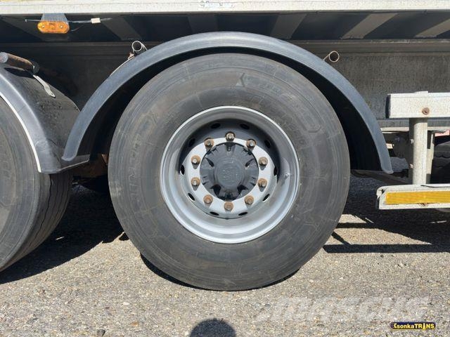 Benalu OPTILINER 106*LIFTING AXLE*50 m3*Full ALU*6100kg Kippipuoliperävaunut
