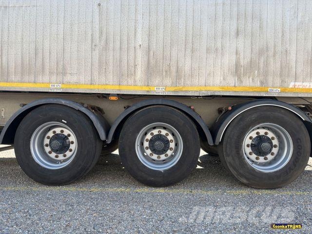 Benalu OPTILINER 106*LIFTING AXLE*50 m3*Full ALU*6100kg Kippipuoliperävaunut