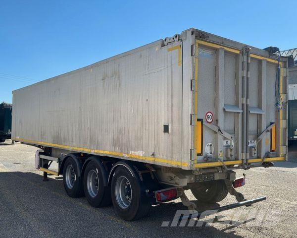 Benalu OPTILINER 106*LIFTING AXLE*50 m3*Full ALU*6100kg Kippipuoliperävaunut