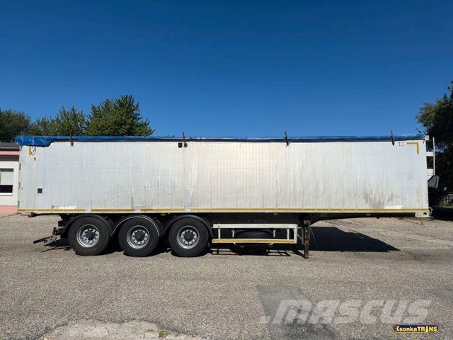 Benalu OPTILINER 106*LIFTING AXLE*50 m3*Full ALU*6100kg Kippipuoliperävaunut