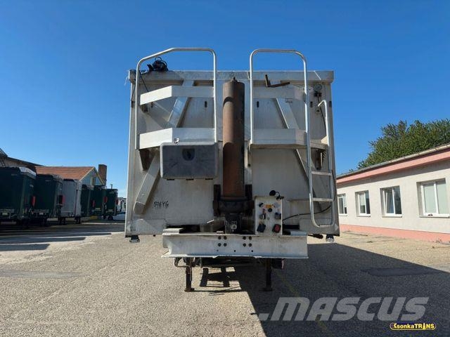 Benalu OPTILINER 106*LIFTING AXLE*50 m3*Full ALU*6100kg Kippipuoliperävaunut