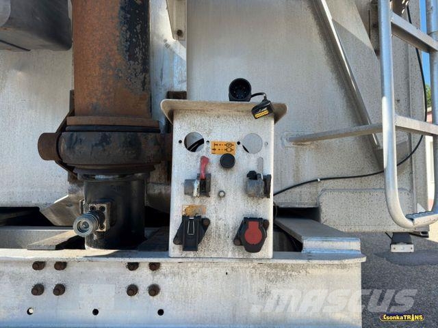 Benalu OPTILINER 106*LIFTING AXLE*50 m3*Full ALU*6100kg Kippipuoliperävaunut