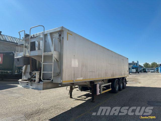 Benalu OPTILINER 106*LIFTING AXLE*50 m3*Full ALU*6100kg Kippipuoliperävaunut