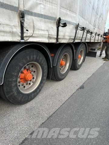 Berger VERBREITERBAR AUF 3.2M ERSTE LETZTE ACHS HEBEAX Curtainsider semi-trailers