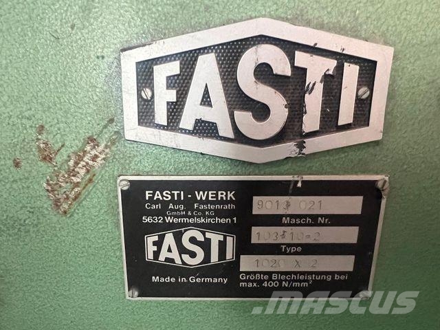  Blechwalze Firma Fasti in gutem Zustand Costruzioni - Altro