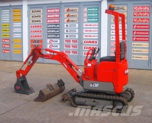 Bobcat E 08 * 3x Löffel * * Verstellfahrwerk * vgl. 10 Minibagger < 7t