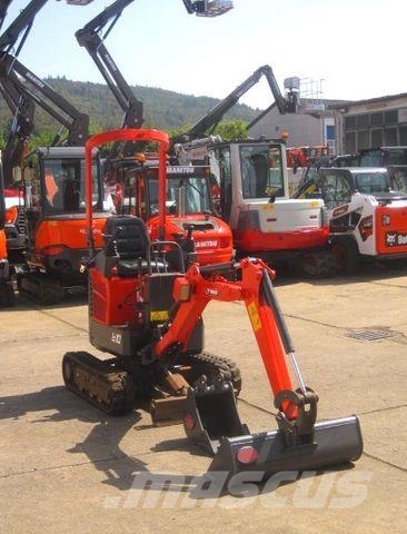 Bobcat E 10 * 2x Löffel * * Verstellfahrwerk * vgl 08 Minibagger < 7t