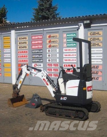 Bobcat E 10 * 2x Löffel * * Verstellfahrwerk * vgl. 08 Mini excavadoras < 7t