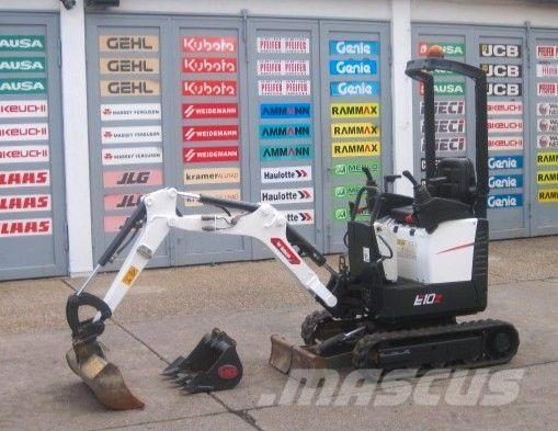 Bobcat E 10 z * 2x Löffel * * Verstellfahrwerk * vgl 08 Minibagger < 7t