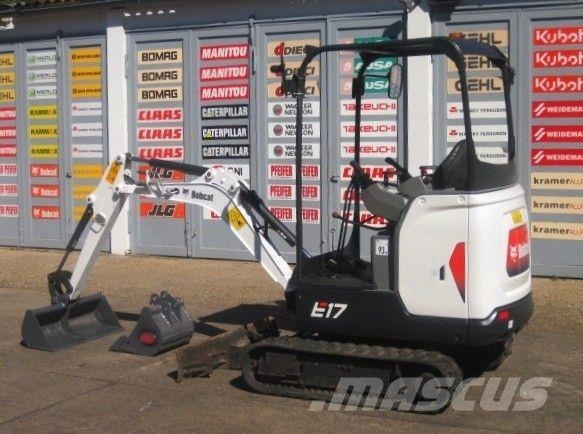 Bobcat E 17 *2x Löffel* *Verstellfahrwerk* vgl 16 19 20 Mini excavadoras < 7t