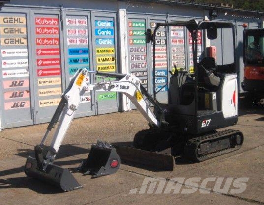 Bobcat E 17 *2x Löffel* *Verstellfahrwerk* vgl 16 19 20 Mini excavadoras < 7t