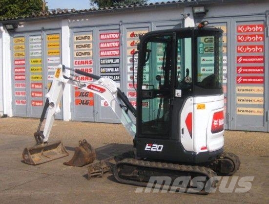 Bobcat E 20 * 2x Löffel * * Verstellfahrwerk * Minigravemaskiner