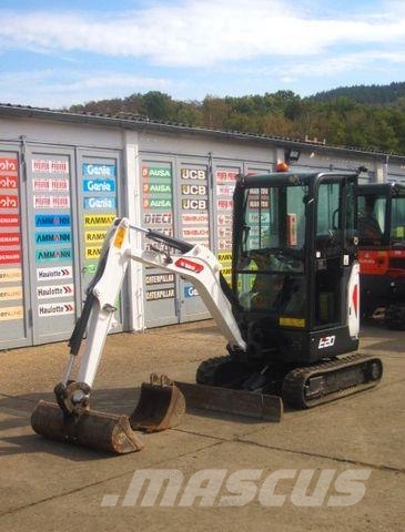 Bobcat E 20 * 2x Löffel * * Verstellfahrwerk * Minigravemaskiner