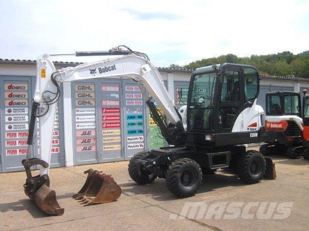 Bobcat E 55 W EA * 3x Löffel * Wielgraafmachines