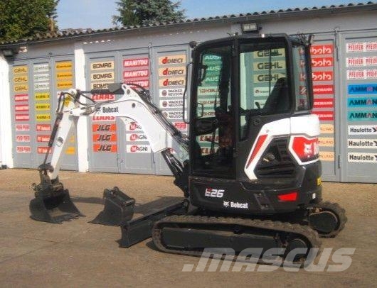 Bobcat E26 * 2x Löffel * MS03 Minibagger < 7t