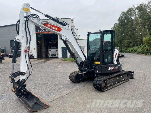 Bobcat E55 Z R2 Schnellwechsler Hydr. Schwenklöffel حفارات صغيرة أقل من 7 طن (حفارات صغيرة)
