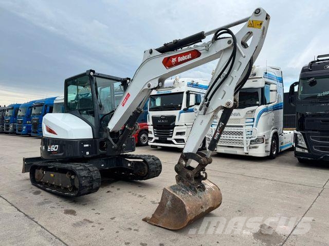 Bobcat E60 * KLIMA * 1.700 H * 2 X LÖFFEL * 1. HAND * Minibagger < 7t