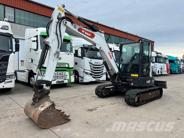 Bobcat E60 * KLIMA * 1.700 H * 2 X LÖFFEL * 1. HAND * Minibagger < 7t