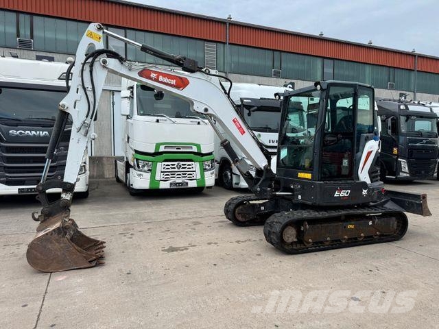 Bobcat E60 * KLIMA * 1.700 H * 2 X LÖFFEL * 1. HAND * Minibagger < 7t