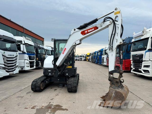 Bobcat E60 * KLIMA * 1.700 H * 2 X LÖFFEL * 1. HAND * Minibagger < 7t