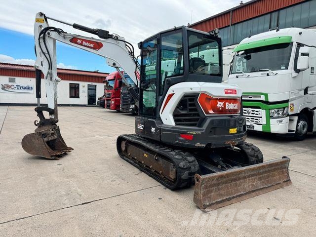 Bobcat E60 * KLIMA * 1.700 H * 2 X LÖFFEL * 1. HAND * Minibagger < 7t