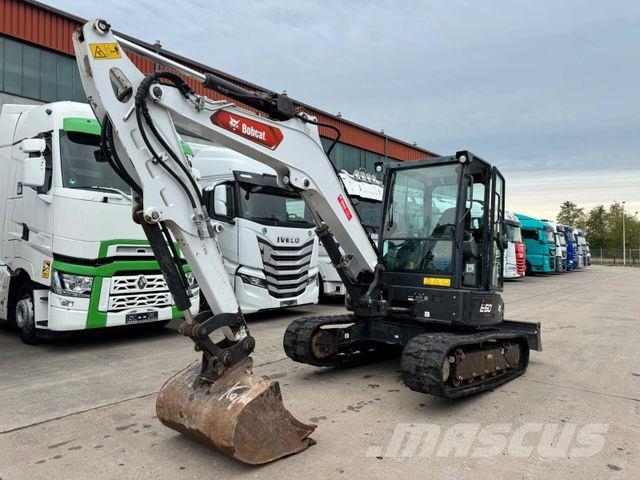 Bobcat E60 * KLIMA * 1.700 H * 2 X LÖFFEL * 1. HAND * Minibagger < 7t