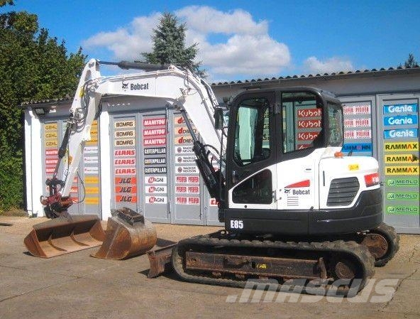 Bobcat E85 * 2x Löffel * Minibagger < 7t