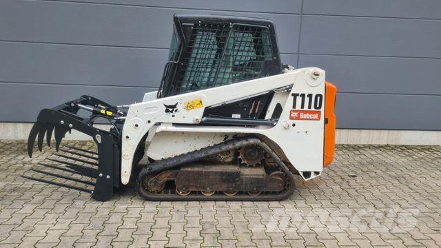 Bobcat T110 - Ketten 70 % - Zange - Joystick Crawler dozers