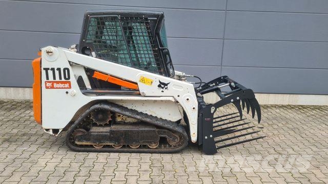 Bobcat T110 - Ketten 70 % - Zange - Joystick Crawler dozers