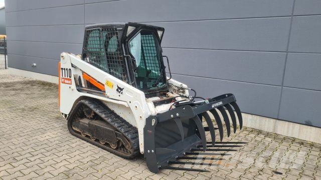 Bobcat T110 - Ketten 70 % - Zange - Joystick Crawler dozers