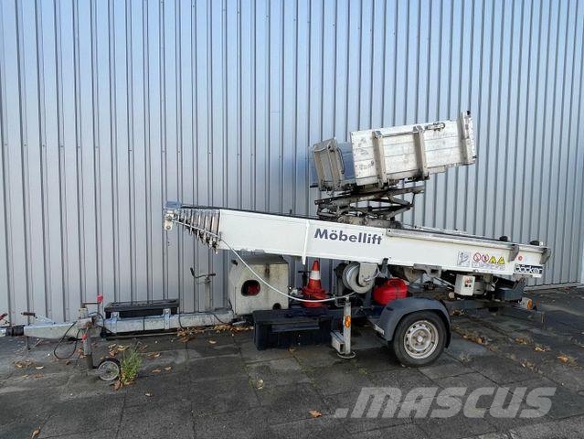 Böcker Junior HD 24/0-7, Schrägaufzug,Dachdecker Pacēlājplatformas - piekabes