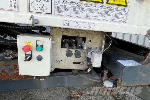 Böcker Junior HD 24/0-7, Schrägaufzug,Dachdecker Light trailers