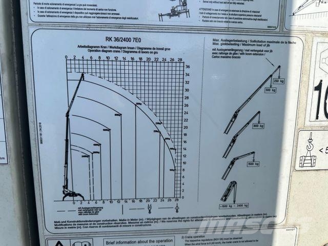 Böcker RK 36-2400 / Raupenkran / UVV NEU Camiones grúa