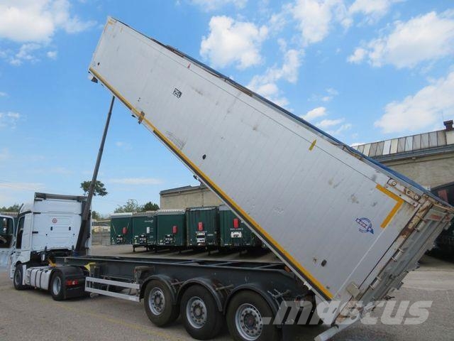 Bodex KIS3WA, 50m3, FULL ALU, 6.3 T, 2xSchieber Sklápacie návesy