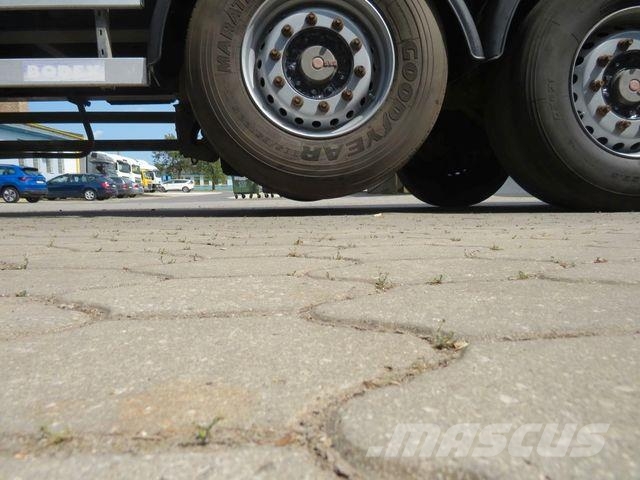Bodex KIS3WA, 50m3, FULL ALU, 6.3 T, 2xSchieber Sklápacie návesy