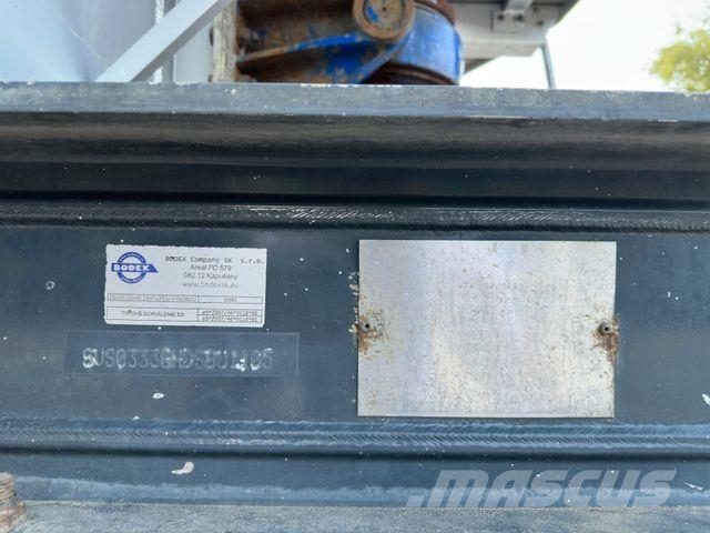 Bodex KIS3WA, 50m3, FULL ALU, 6.3 T, 2xSchieber Sklápacie návesy