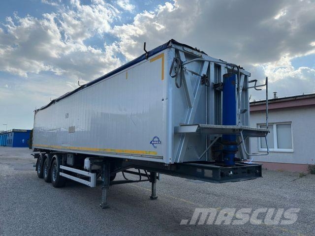 Bodex KIS3WA, 50m3, FULL ALU, 6.3 T, 2xSchieber Sklápacie návesy