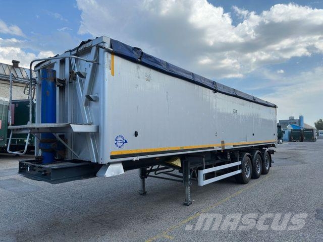 Bodex KIS3WA, 50m3, FULL ALU, 6.3 T, 2xSchieber Sklápacie návesy
