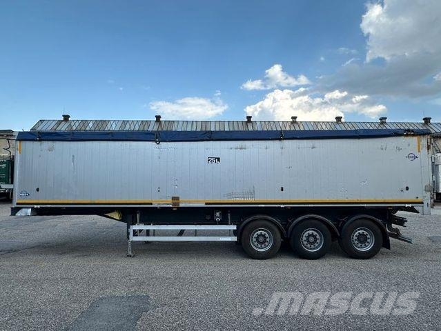 Bodex KIS3WA, 50m3, FULL ALU, 6.3 T, 2xSchieber Sklápacie návesy