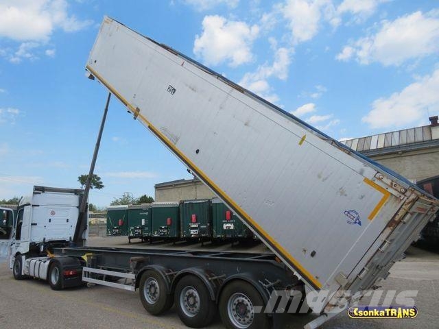Bodex KIS3WA, 50m3, FULL ALU, 6.3 T, 2xSchieber Kippipuoliperävaunut