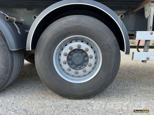 Bodex KIS3WA, 50m3, FULL ALU, 6.3 T, 2xSchieber Kippipuoliperävaunut