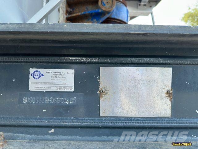 Bodex KIS3WA, 50m3, FULL ALU, 6.3 T, 2xSchieber Kippipuoliperävaunut