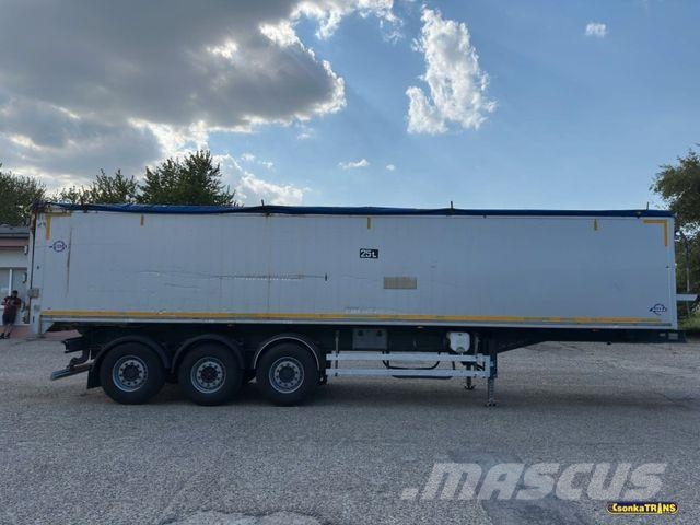 Bodex KIS3WA, 50m3, FULL ALU, 6.3 T, 2xSchieber Kippipuoliperävaunut