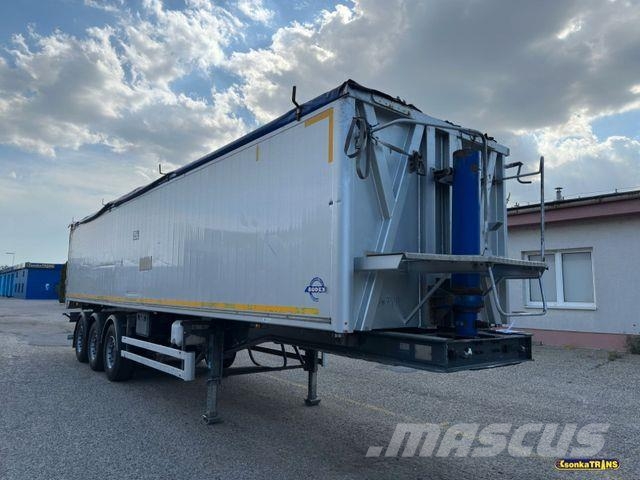 Bodex KIS3WA, 50m3, FULL ALU, 6.3 T, 2xSchieber Kippipuoliperävaunut